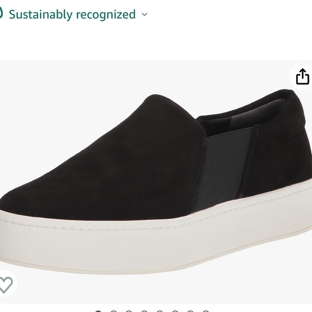 Women's Vince Black Slip On Sneakers
